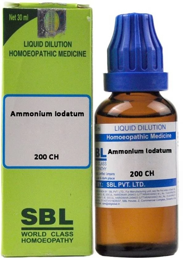 SBL Homeopathy Ammonium Iodatum Dilution, 200 CH-1.webp